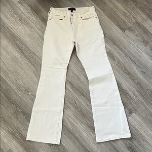 Banana Republic Mid-Rise Cream Denim Jeans